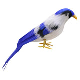 Max Artificial Feathered Bird Figurine Realistic Home Garden Decor Ornament  B