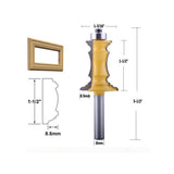 Max Miter Frame Molding Router Bit Woodworking Tool 8mm Shank