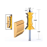 Max Miter Frame Molding Router Bit Woodworking Tool 8mm Shank Big