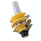 Max 1/2" Shank Ogee Stacked Rail and Stile Router Bit Woodworking Cutting Tool