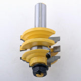 Max 1/2" Shank Ogee Stacked Rail and Stile Router Bit Woodworking Cutting Tool