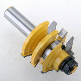 Max 1/2" Shank Ogee Stacked Rail and Stile Router Bit Woodworking Cutting Tool