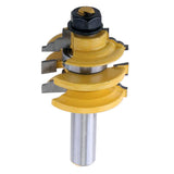 Max 1/2" Shank Ogee Stacked Rail and Stile Router Bit Woodworking Cutting Tool