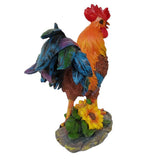 Max Resin Rooster Cock Figurine Garden Yard Ornament Farm Animal Decor Model A