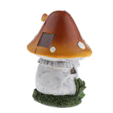 Max Cartoon House Design Solar Garden Light Decorative Light for Yard Mushroom