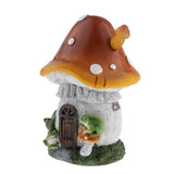 Max Cartoon House Design Solar Garden Light Decorative Light for Yard Mushroom