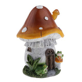 Max Cartoon House Design Solar Garden Light Decorative Light for Yard Mushroom