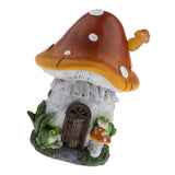 Max Cartoon House Design Solar Garden Light Decorative Light for Yard Mushroom