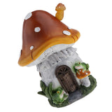 Max Cartoon House Design Solar Garden Light Decorative Light for Yard Mushroom