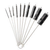 Max 10pcs 20cm Abrasive Wire Pipe Cleaning Brush for Straws,Bottles,Test Tubes