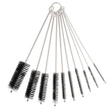 Max 10pcs 20cm Abrasive Wire Pipe Cleaning Brush for Straws,Bottles,Test Tubes