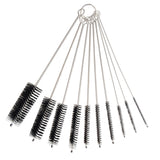 Max 10pcs 20cm Abrasive Wire Pipe Cleaning Brush for Straws,Bottles,Test Tubes
