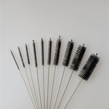 Max 10pcs 20cm Abrasive Wire Pipe Cleaning Brush for Straws,Bottles,Test Tubes