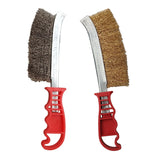 Max 2pcs Dense Wire Hand Brushes Metal Rust Paint Cleaning Tool