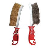 Max 2pcs Dense Wire Hand Brushes Metal Rust Paint Cleaning Tool
