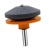 Max Rotary Lawnmower Blade Sharpener Blade Grinder for Power /Hand Drill  Orange