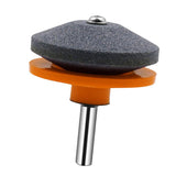 Max Rotary Lawnmower Blade Sharpener Blade Grinder for Power /Hand Drill  Orange
