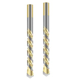 Max 2pcs Alloy Hole Saw Drill Bit with Triangle Shank for Glass Tile Metal 12mm