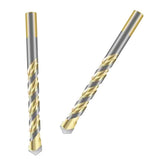 Max 2pcs Alloy Hole Saw Drill Bit with Triangle Shank for Glass Tile Metal 12mm