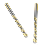 Max 2pcs Alloy Hole Saw Drill Bit with Triangle Shank for Glass Tile Metal 12mm