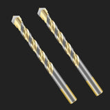 Max 2pcs Alloy Hole Saw Drill Bit with Triangle Shank for Glass Tile Metal 12mm