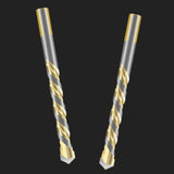 Max 2pcs Alloy Hole Saw Drill Bit with Triangle Shank for Glass Tile Metal 12mm