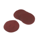Max 10Pcs 80-1500 Grit 5 inch Flocking Sand Paper Sheet Disc 320-Grit
