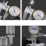 Max Maxb 0-150mm Stainless Steel Dial Vernier Caliper Micrometer Guage Measurement