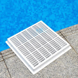 Max 12'' Anti-Vortex Main Drain Suction Cover Plate For In-Ground Swimming Pools