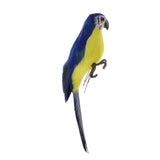 Max Parrot Artificial Bird Figurine Realistic Home Garden Decoration Ornaments B