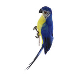 Max Parrot Artificial Bird Figurine Realistic Home Garden Decoration Ornaments B