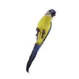 Max Parrot Artificial Bird Figurine Realistic Home Garden Decoration Ornaments B