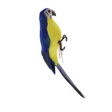 Max Parrot Artificial Bird Figurine Realistic Home Garden Decoration Ornaments B