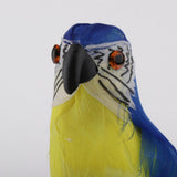 Max Parrot Artificial Bird Figurine Realistic Home Garden Decoration Ornaments B