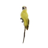 Max Parrot Artificial Bird Figurine Realistic Home Garden Decoration Ornaments C