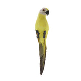 Max Parrot Artificial Bird Figurine Realistic Home Garden Decoration Ornaments C