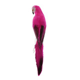 Max Parrot Artificial Bird Figurine Realistic Home Garden Decoration Ornaments D
