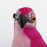 Max Parrot Artificial Bird Figurine Realistic Home Garden Decoration Ornaments D
