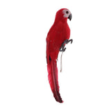 Max Parrot Artificial Bird Figurine Realistic Home Garden Decoration Ornaments G