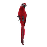 Max Parrot Artificial Bird Figurine Realistic Home Garden Decoration Ornaments G