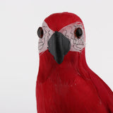 Max Parrot Artificial Bird Figurine Realistic Home Garden Decoration Ornaments G