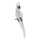 Max Parrot Artificial Bird Figurine Realistic Home Garden Decoration Ornaments H