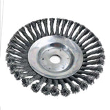 Max 25mm 8" Rotary Steel Wire Weed Brush Lawn Mower Garden Tool Trimmer Cutter