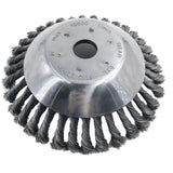 Max 25mm 8" Rotary Steel Wire Weed Brush Lawn Mower Garden Tool Trimmer Cutter