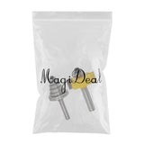 Max Rabbet Router Bit with 6 Pieces Bearings Set - 8mm Shank Woodworking Tool