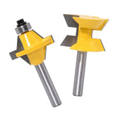 Max 2 Pieces 8mm Shank Cabinet Door Molding Router Bit Set with Carbide Tipped