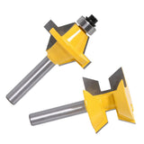 Max 2 Pieces 8mm Shank Cabinet Door Molding Router Bit Set with Carbide Tipped