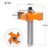 Max 8mm Shank Slotting Cutter Router Bit Woodworking  10mm Thick