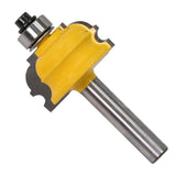 Max 8mm Shank Flute Molding Router Bit Woodworking Milling Cutter Tools Yellow