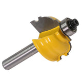 Max 8mm Shank Flute Molding Router Bit Woodworking Milling Cutter Tools Yellow